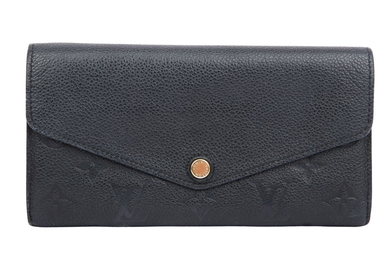 Louis Vuitton Sarah Geldbörse Empreinte Monogram Schwarz