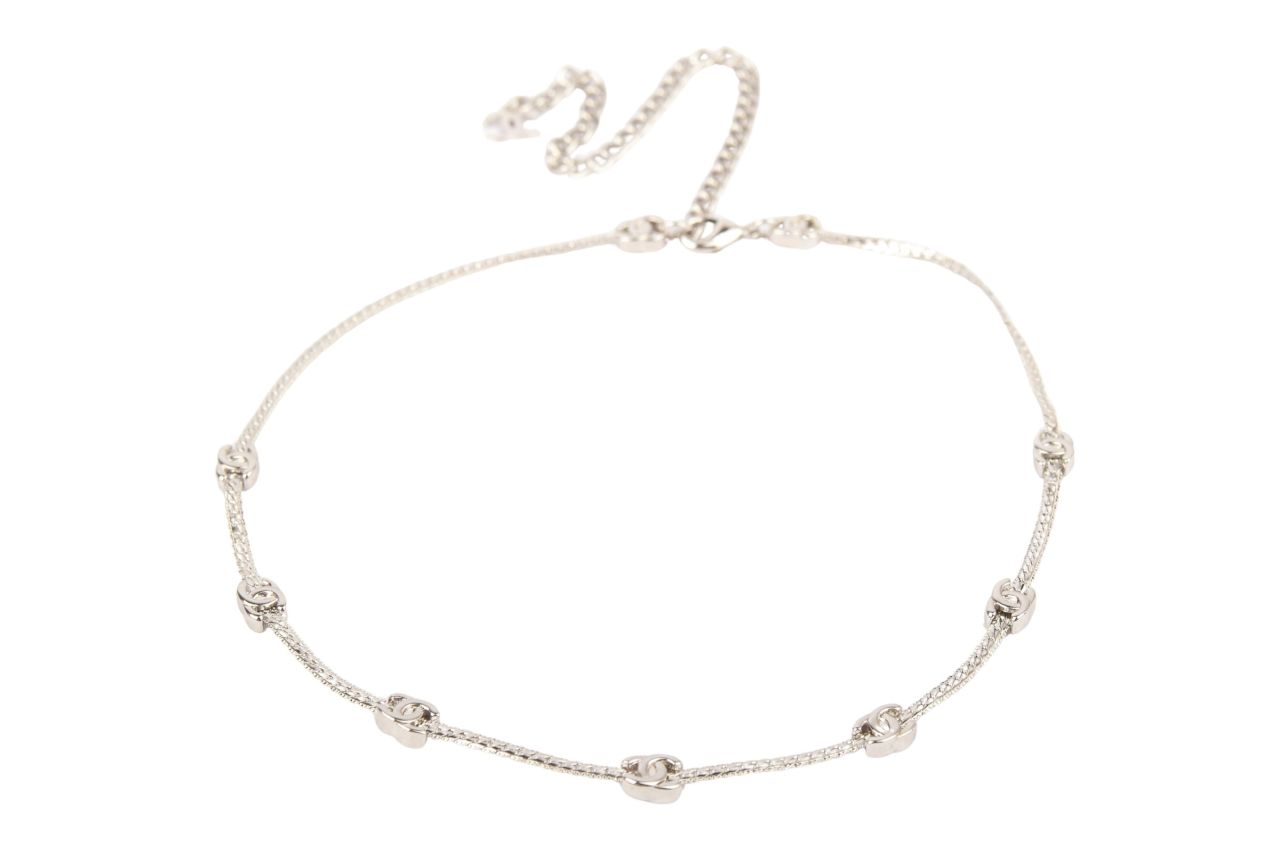 Chanel Kette CC Silber