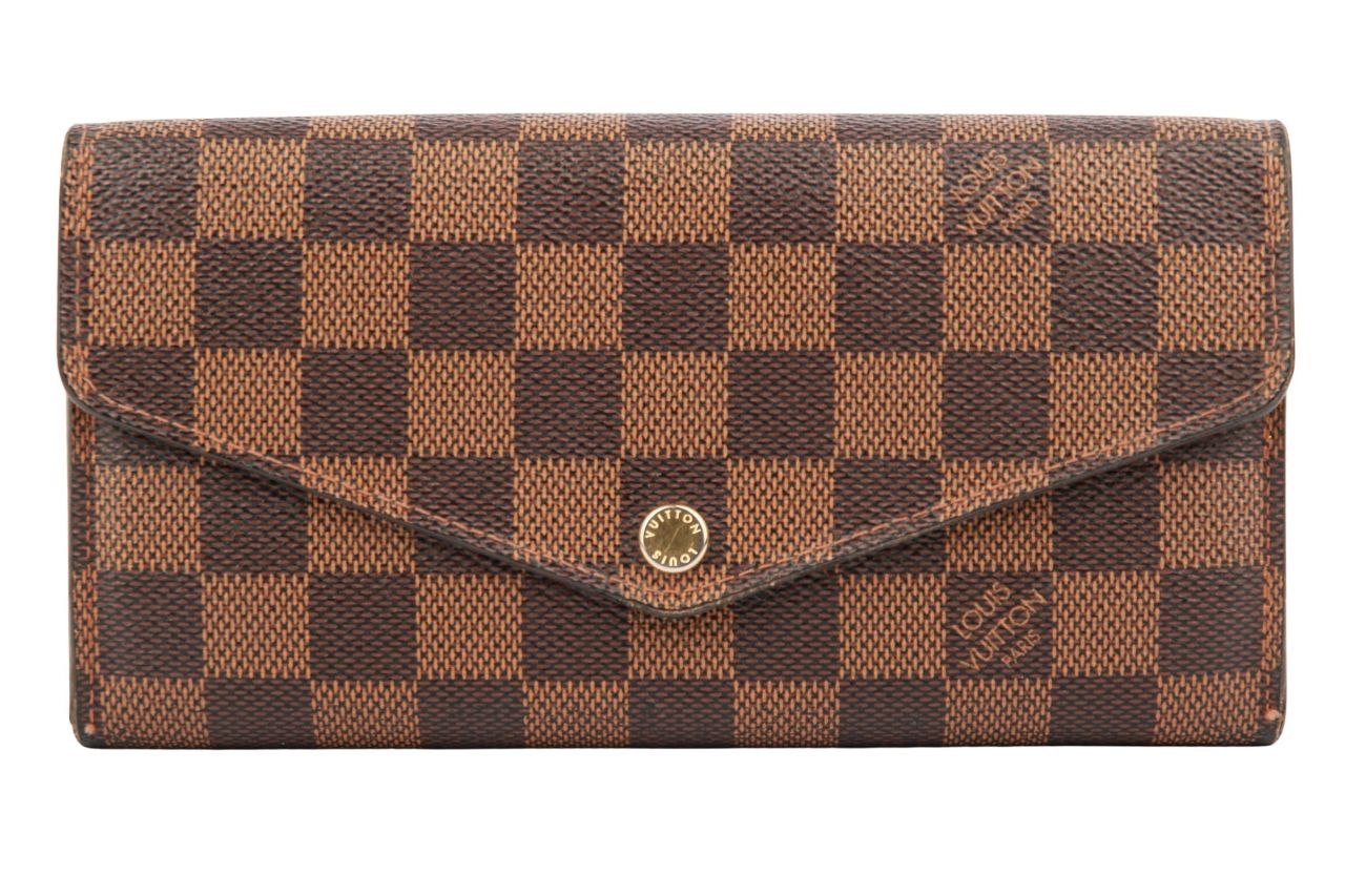 Louis Vuitton Geldbörse Sarah Damier Ebene Canvas