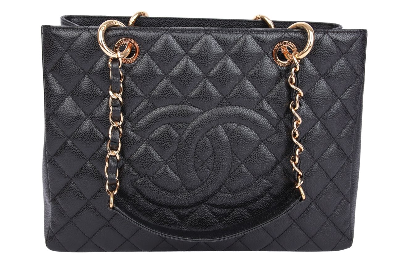 Chanel Grand Shopping Tote Schwarz