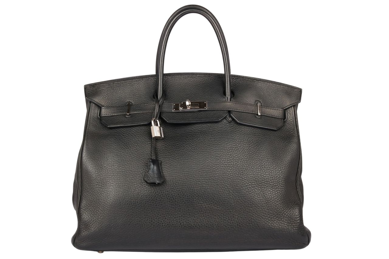 Hermès Birkin 40 Taurillon Clemence Noir