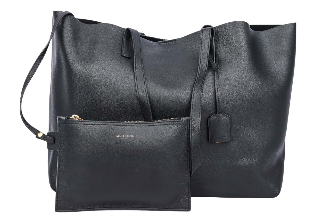 Saint Laurent Shopper Schwarz Inkl. Pochette