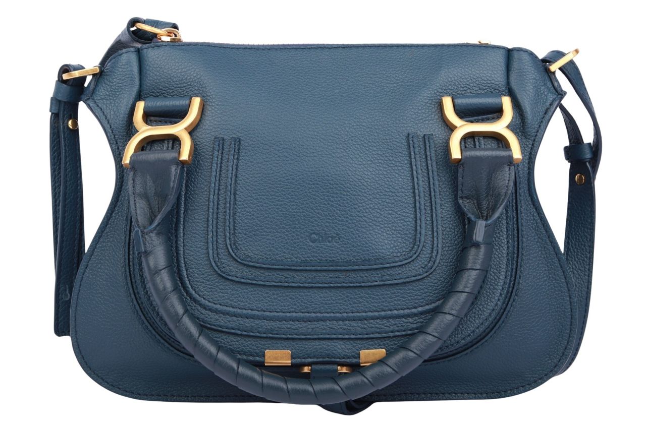 Chloé Marcie Medium Leder Blau