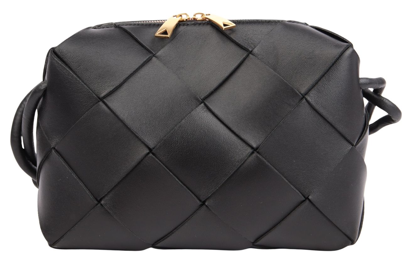 Bottega Veneta Casette Camera Bag Black