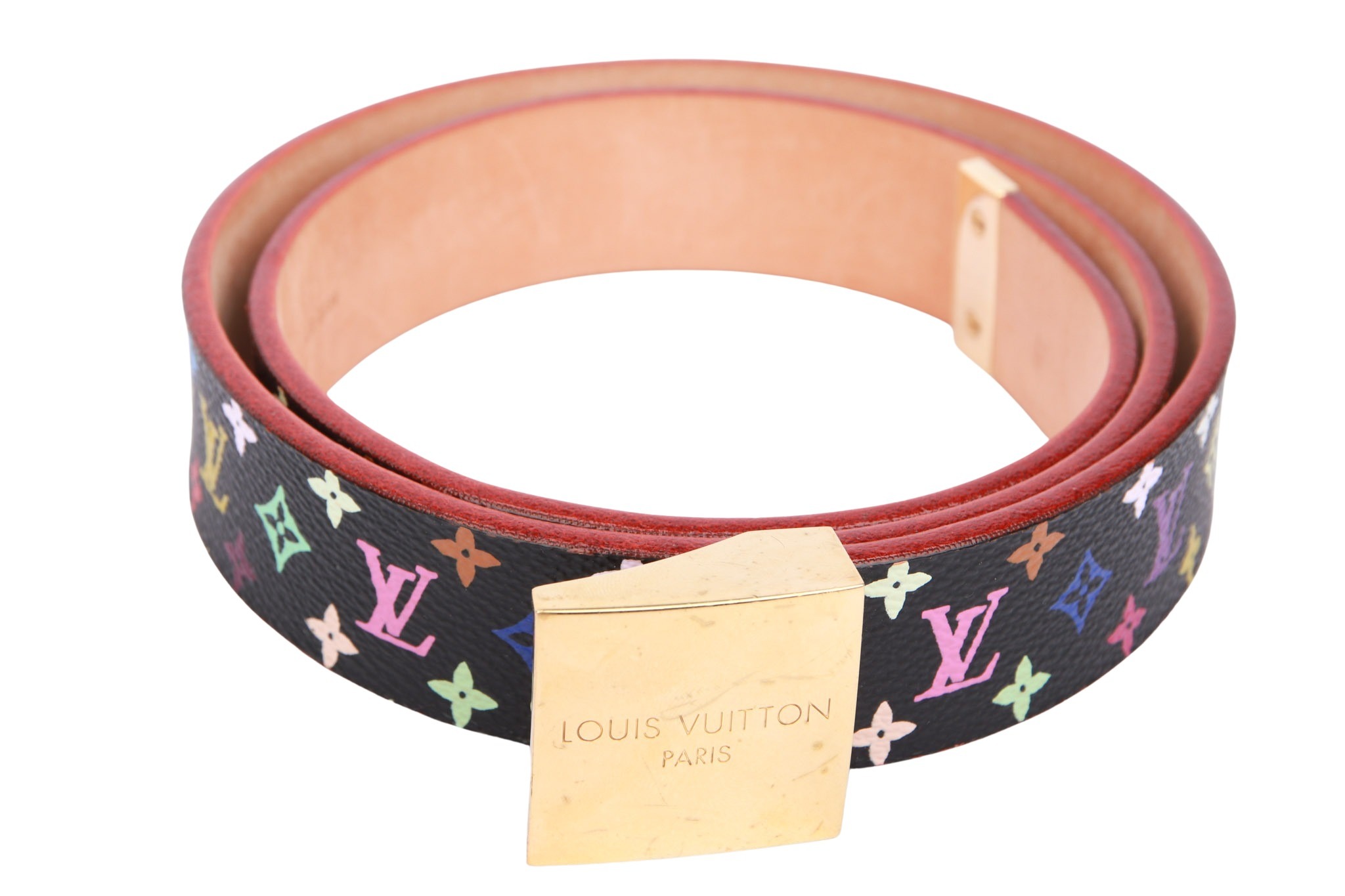 Louis Vuitton Multicolor Monogram Canvas Gürtel Gr. 80