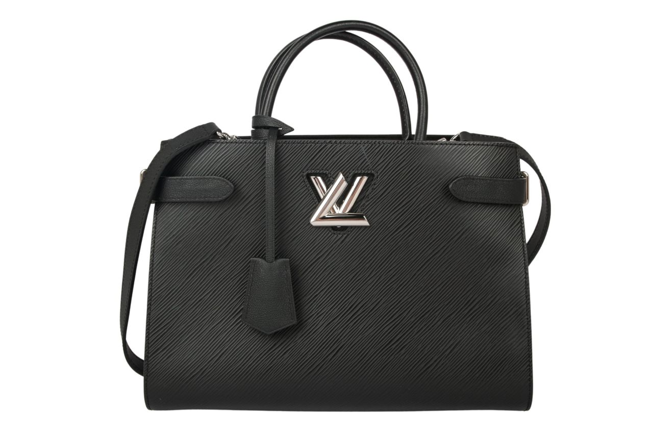 Louis Vuitton Twist Tote Bag Epi Black