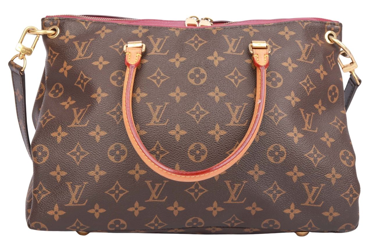 Louis Vuitton Pallas MM Monogram Canvas / Fuchsia