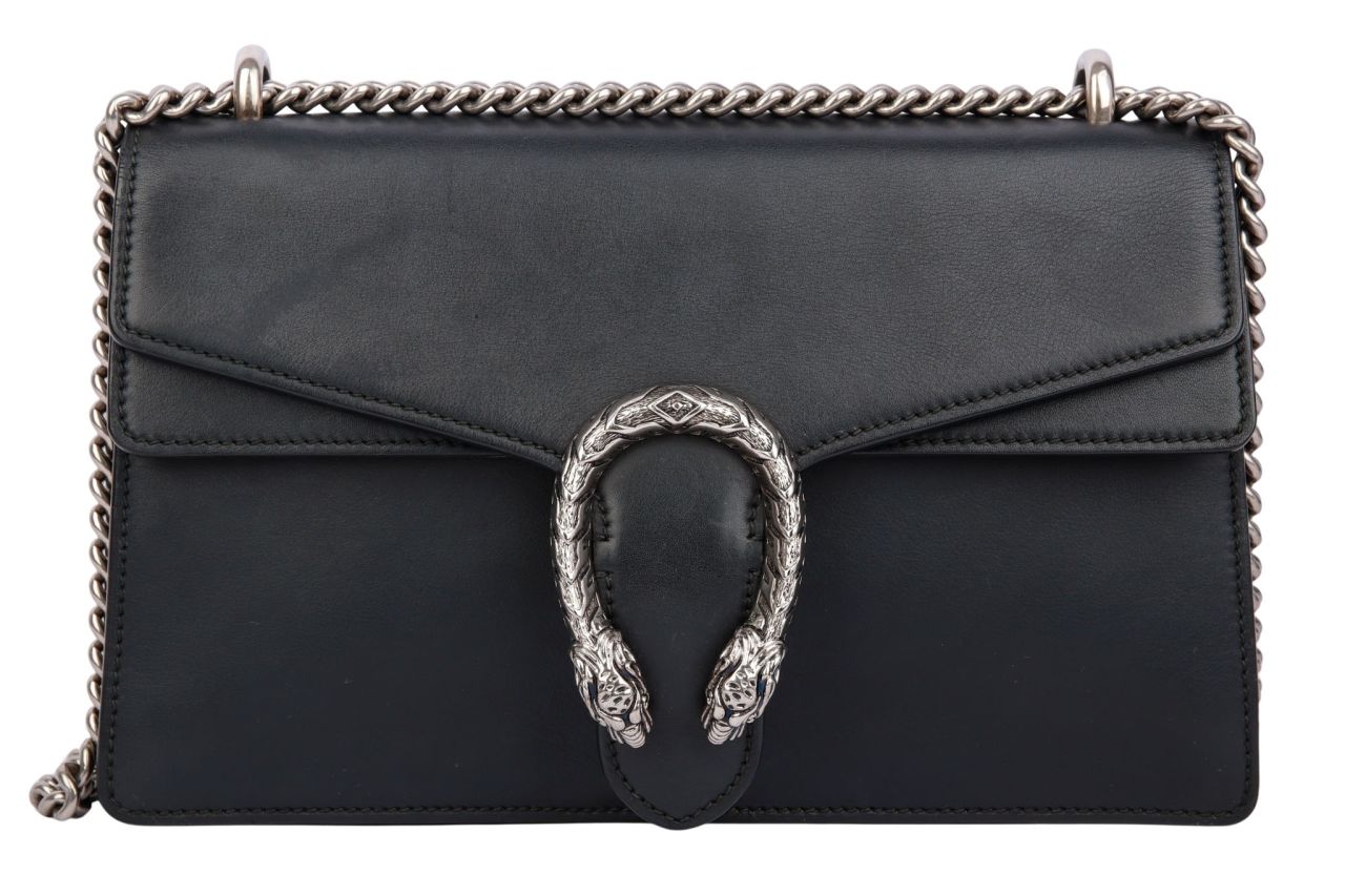 Gucci Dionysus Schultertasche Leder Schwarz