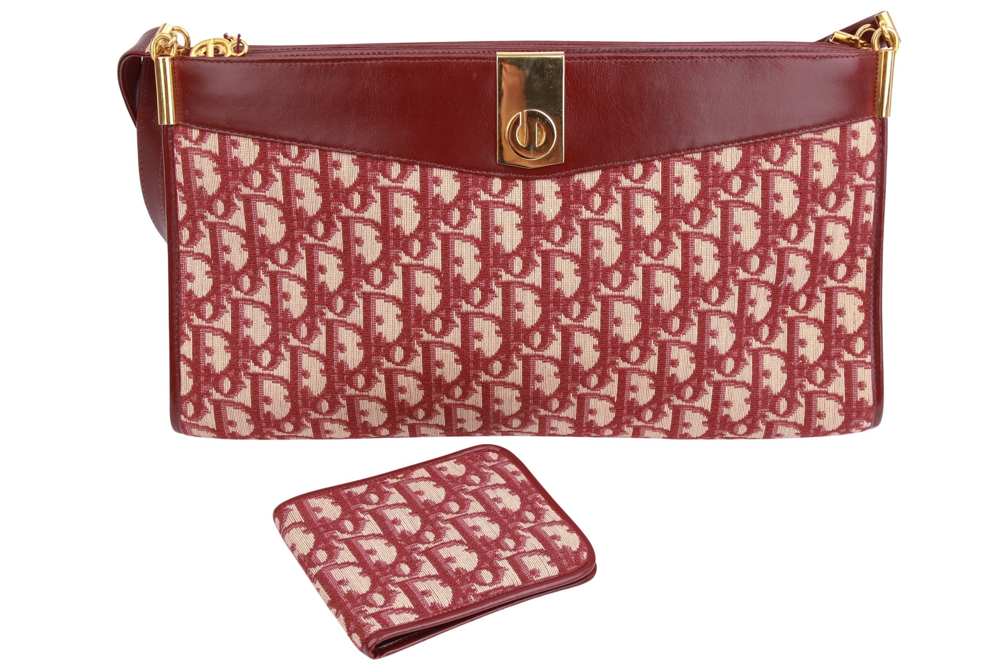 Christian Dior Trotter Shoulder Bag Inkl. Portemonnaie