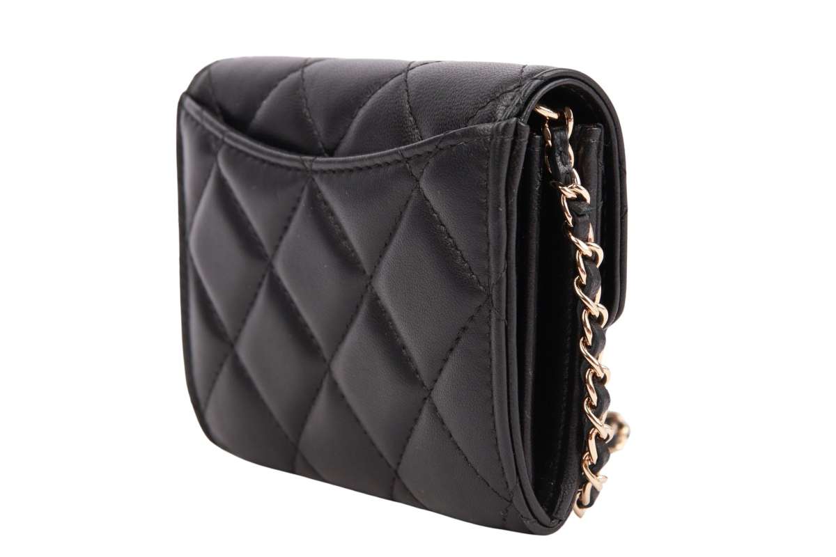 Chanel Mini Wallet On Chain Black | Luxussachen.com