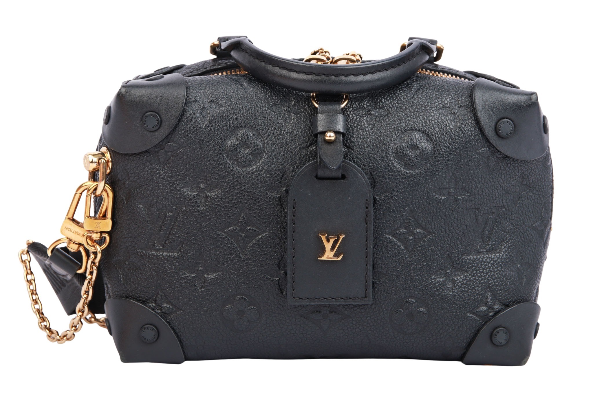 Louis Vuitton Petit Malle Souple Monogram Empreinte Black