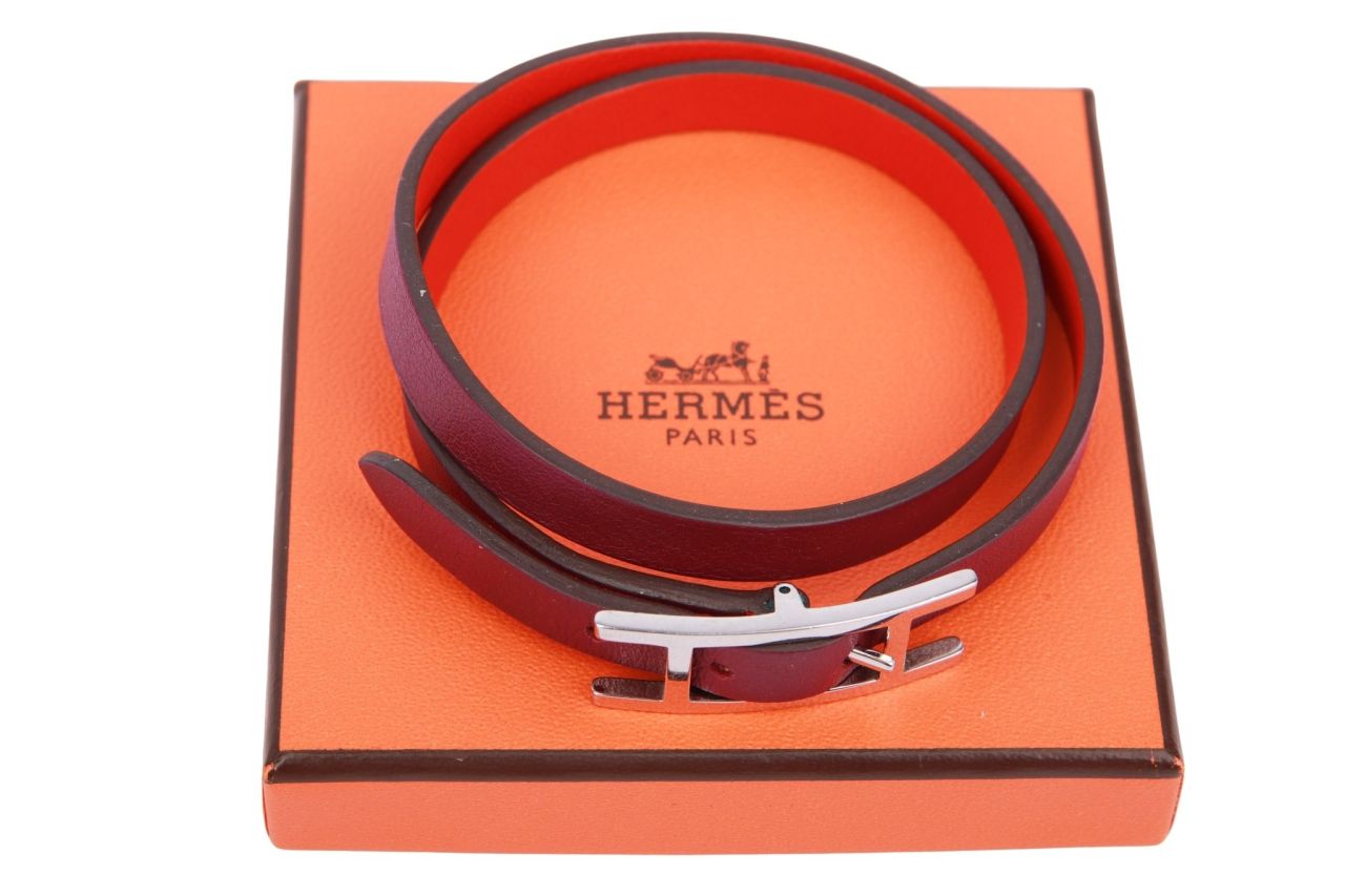 Hermès Armband Lila / Rot
