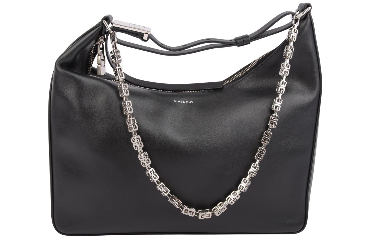Givenchy Moon Cut Handtasche Leder Schwarz