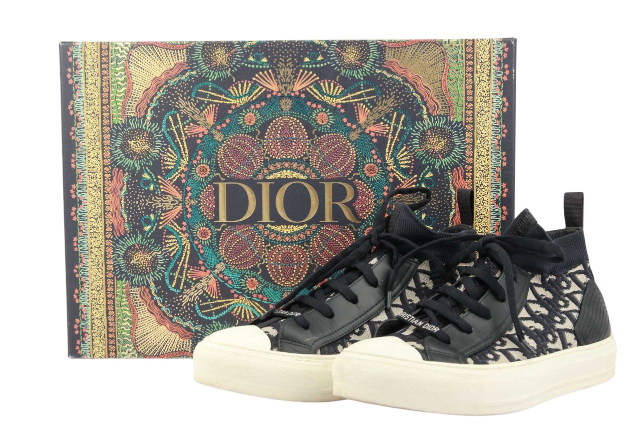 Dior Walk`N`Dior Sneaker Blau / Weiß Gr. 38,5