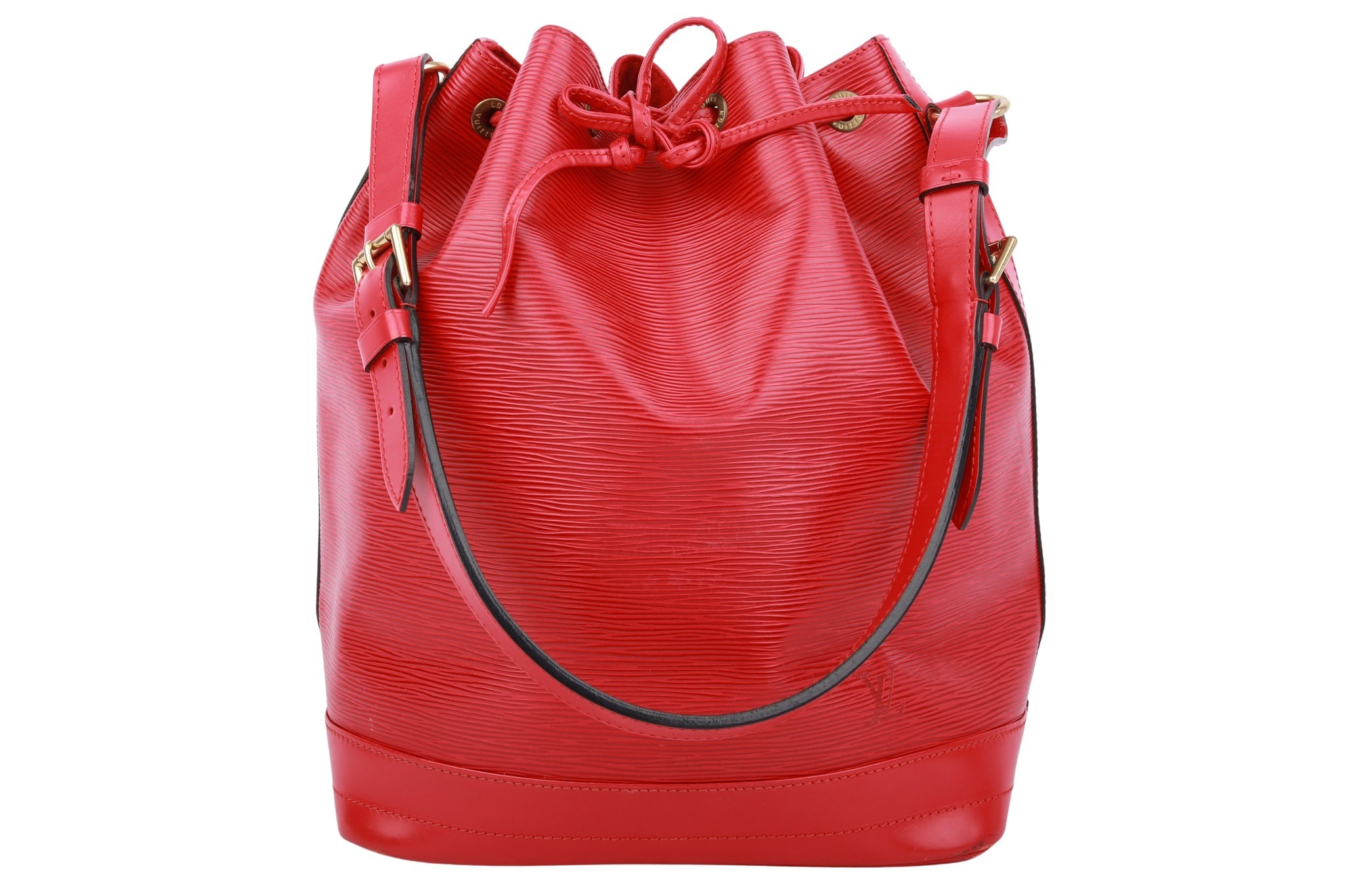Louis Vuitton Sac Noé Grand Epi Leder Rot