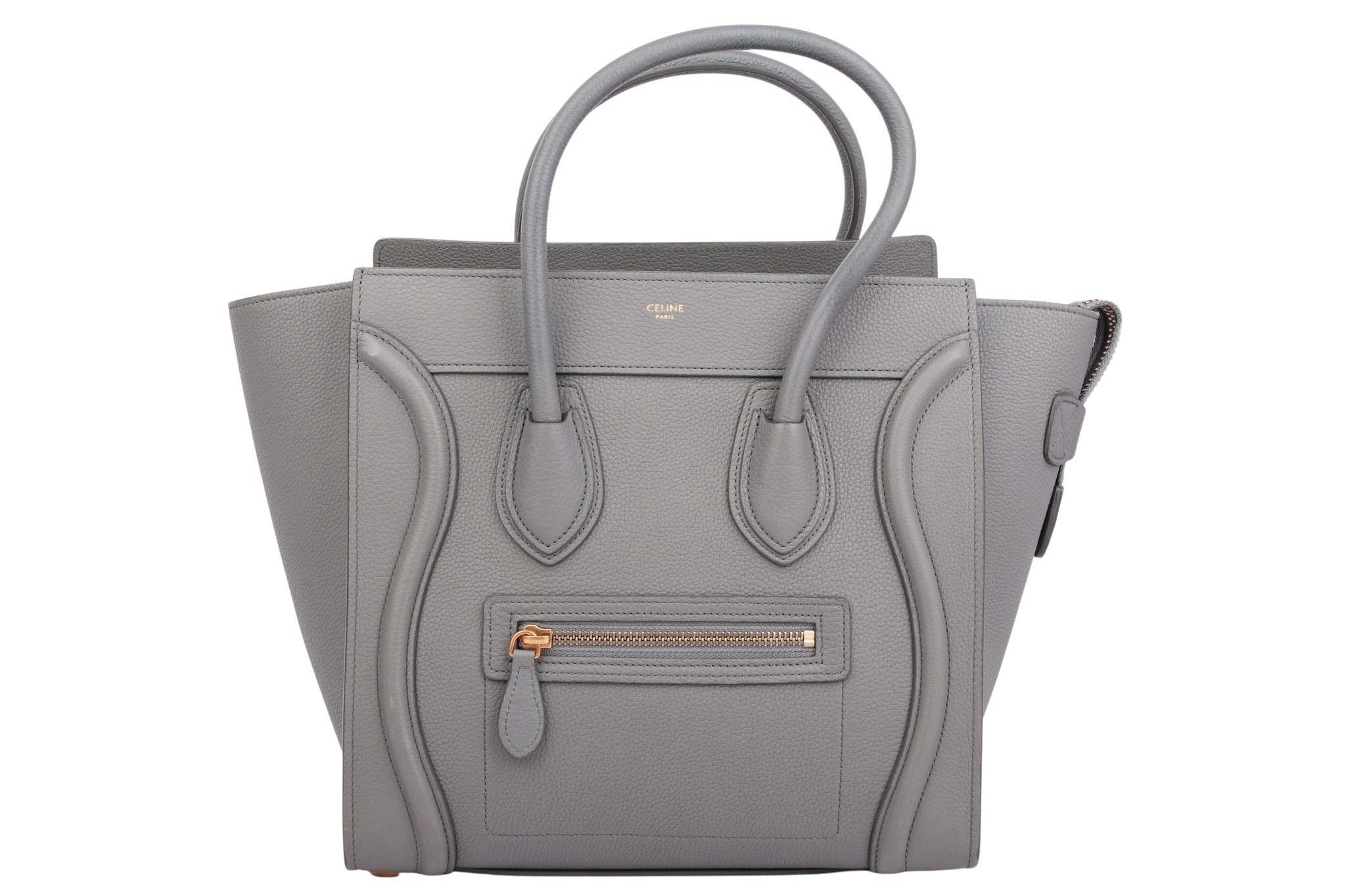 Céline Luggage Bag Grau