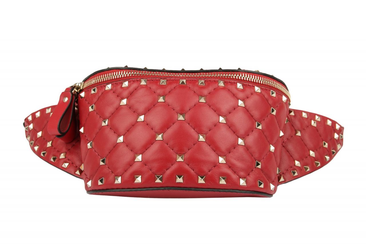 Valentino Garavani Studded Belt Bag Rot