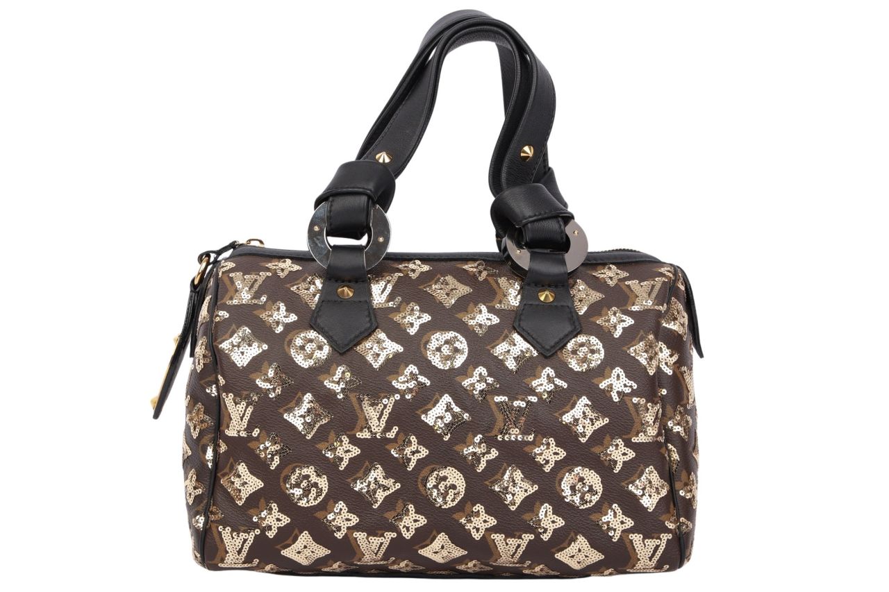 Louis Vuitton Speedy 30 Monogram Sequin Limited Edition