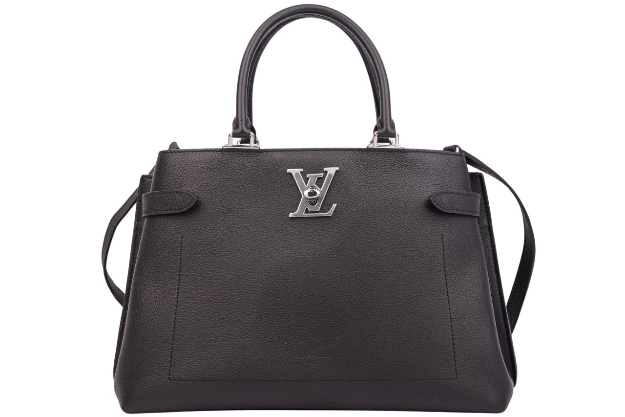 Louis Vuitton Lockme Day Handtasche Leder Schwarz