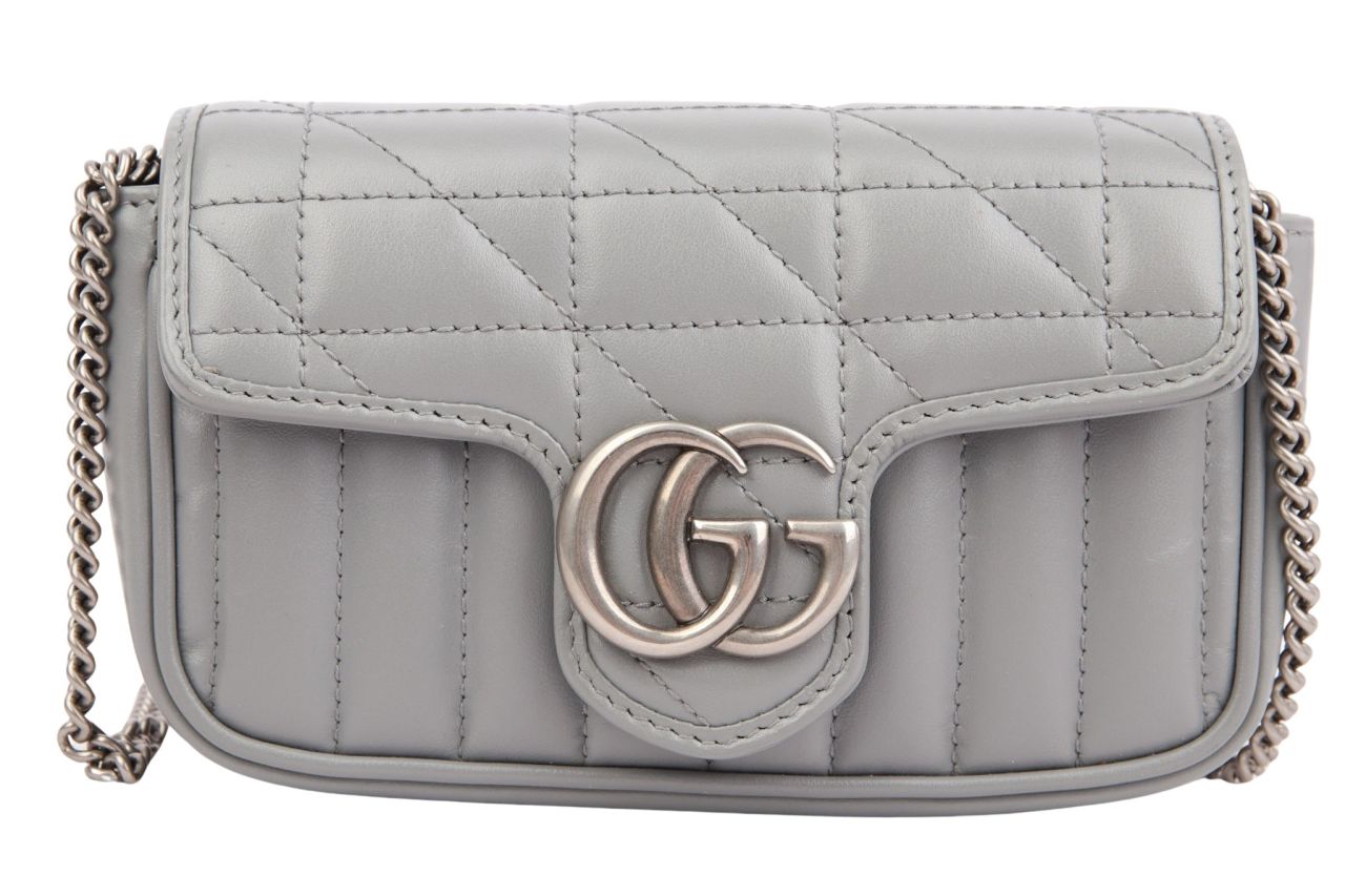 Gucci GG Marmont Mini Grau