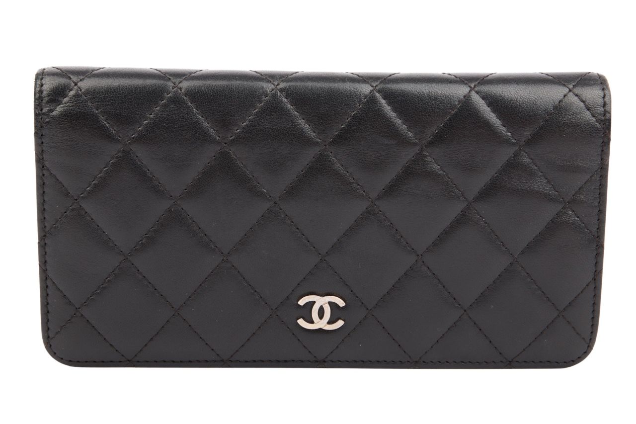 Chanel Timeless Classic Portemonnaie CC Leder Schwarz