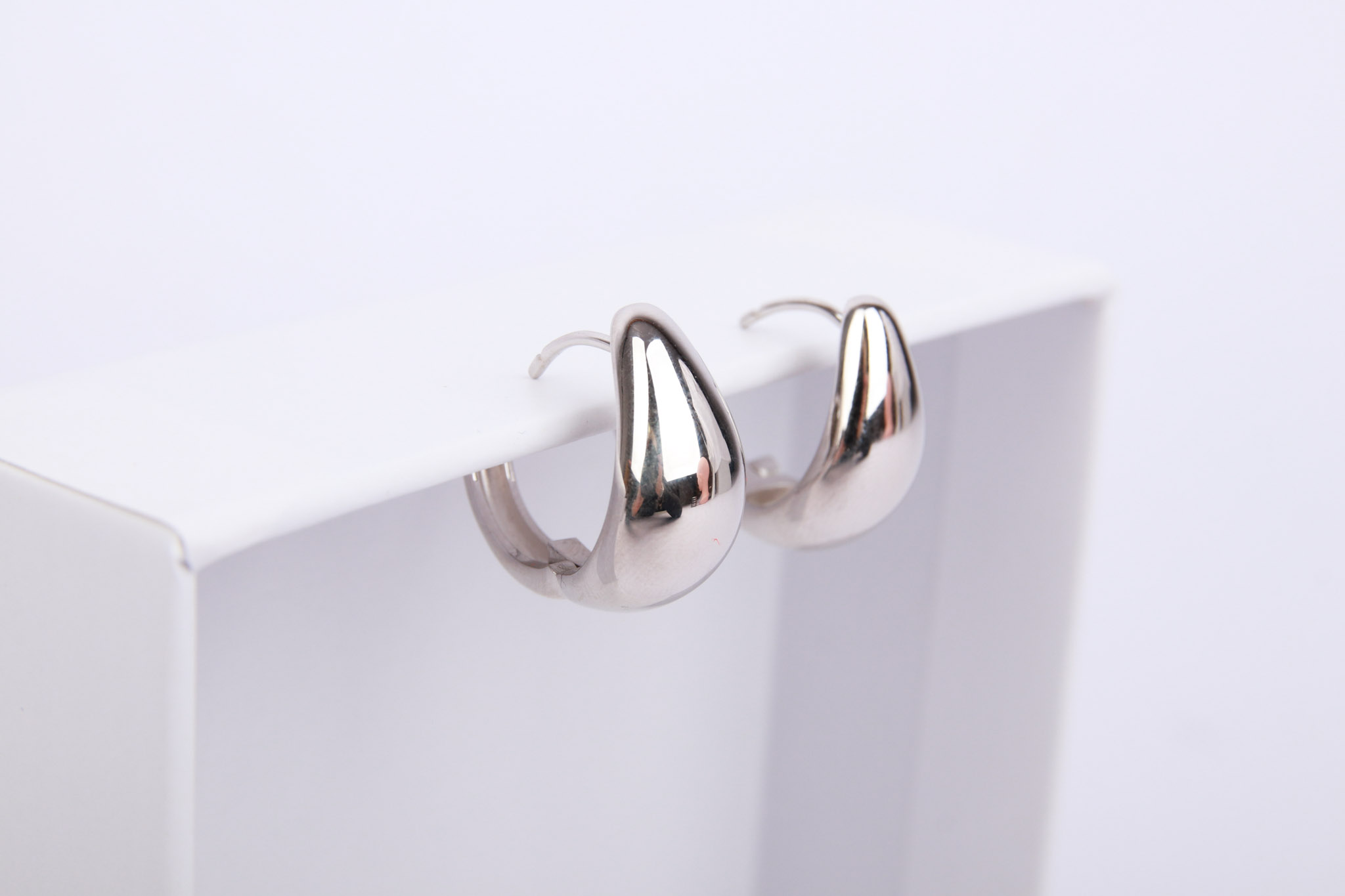 Creolen Tropfenform 925 Silber