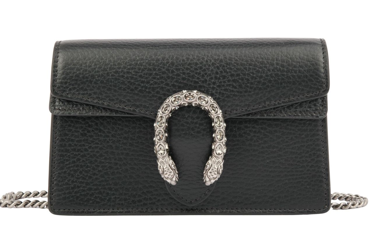 Gucci Dionysus Mini Leder Schwarz
