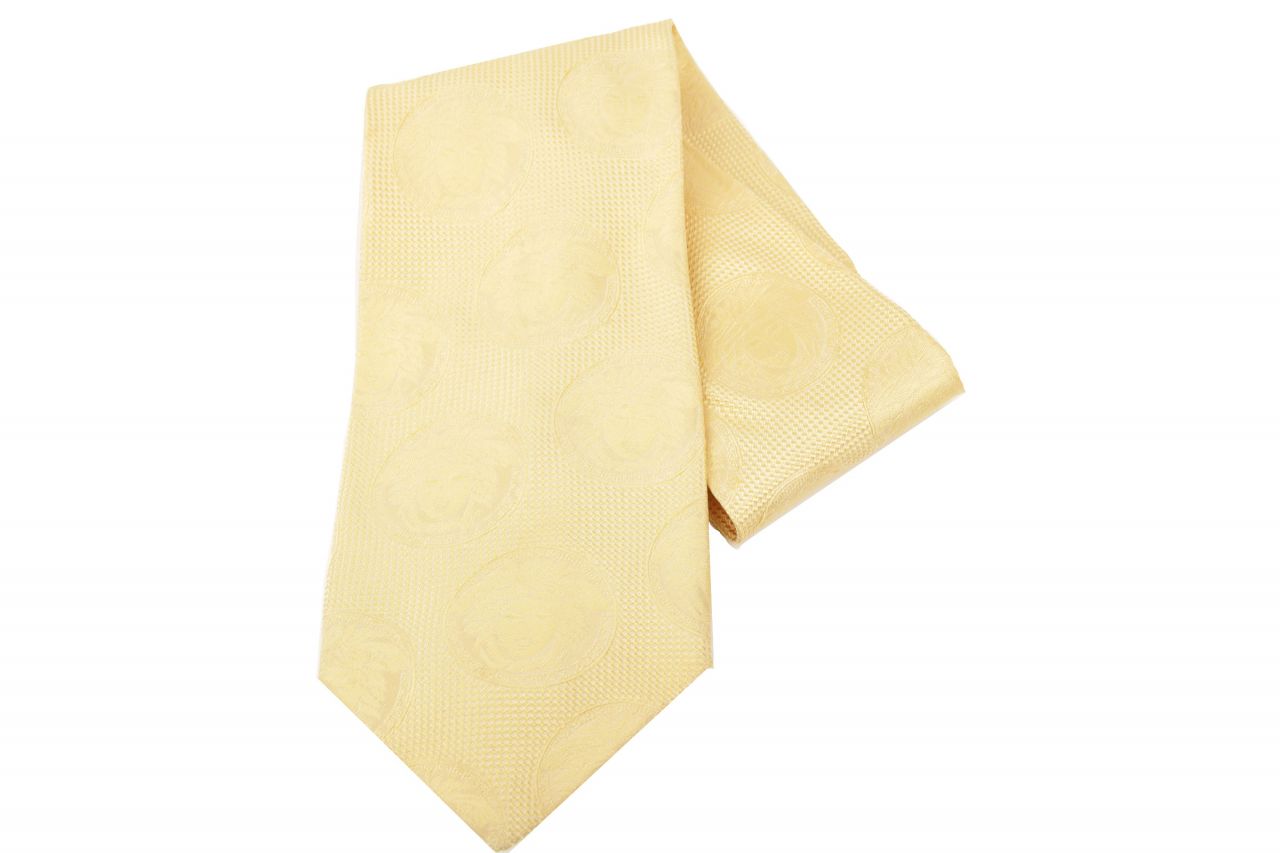 Versace Krawatte Gelb
