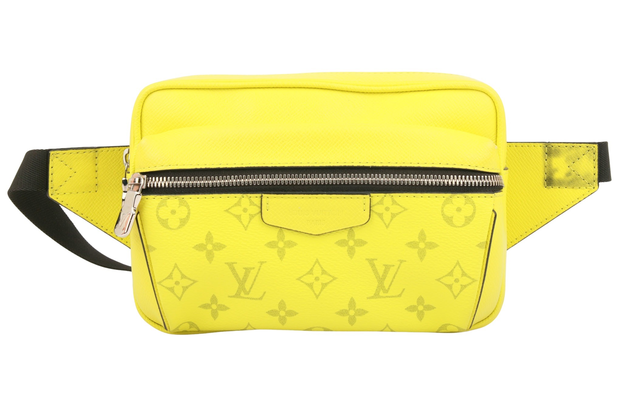 Louis Vuitton Outdoor Bumbag Monogram Taiga Leder Neon Gelb