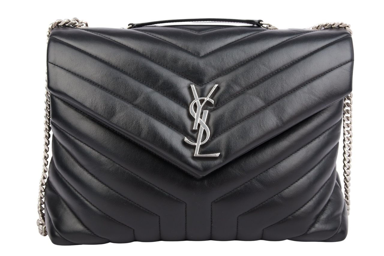 Saint Laurent Loulou Medium Schwarz