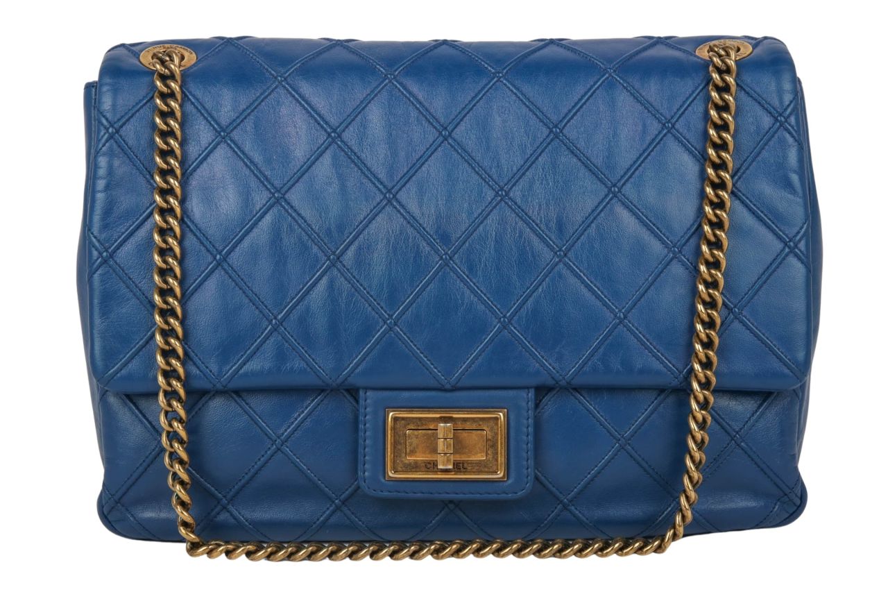 Chanel 2.55 Shoulder Bag Blue