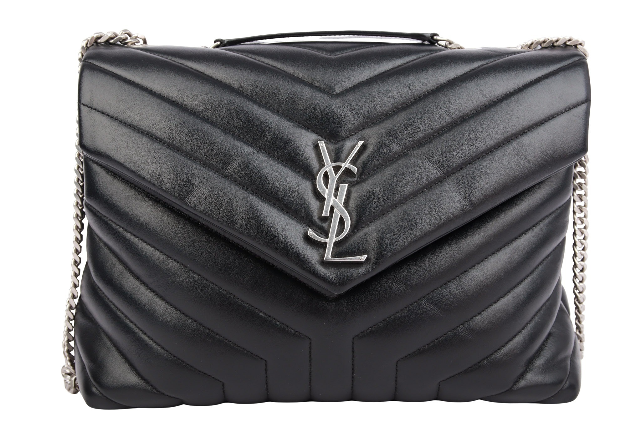 Saint Laurent Loulou Medium Schwarz