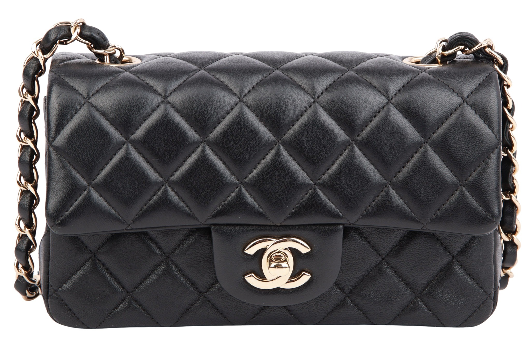 Chanel Timeless Single Flap Bag Mini Schwarz