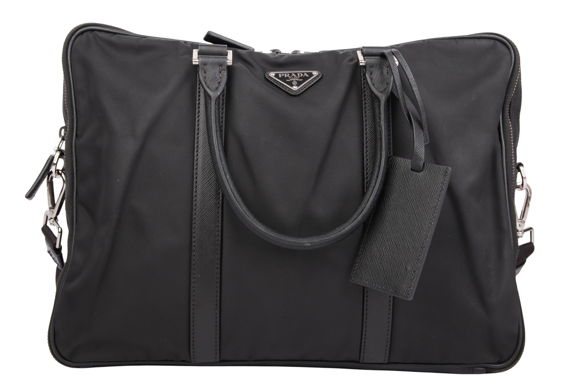 Prada Re-Nylon Messenger Bag Schwarz