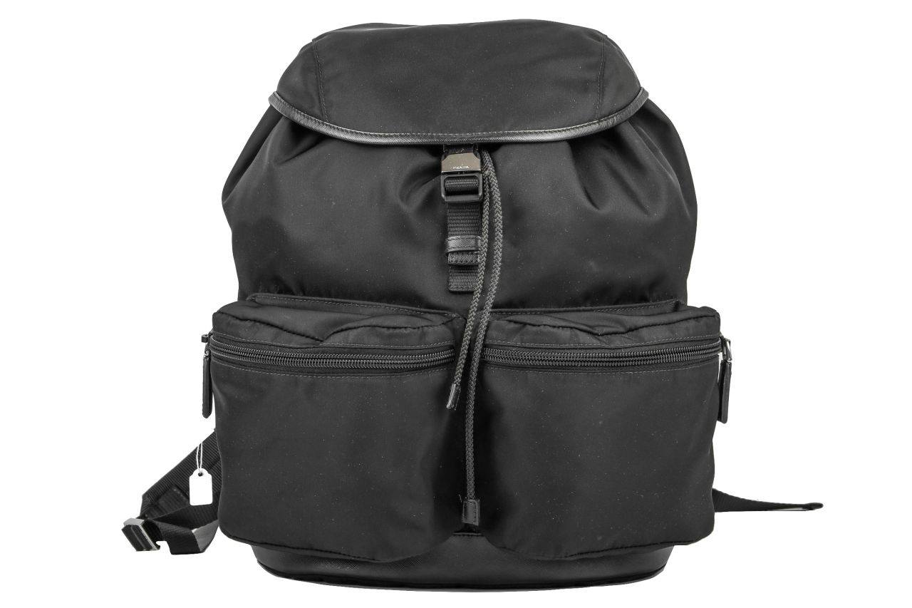 Prada Nylon Backpack Black