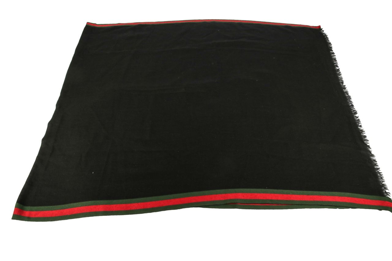 Gucci Wollschal Schwarz