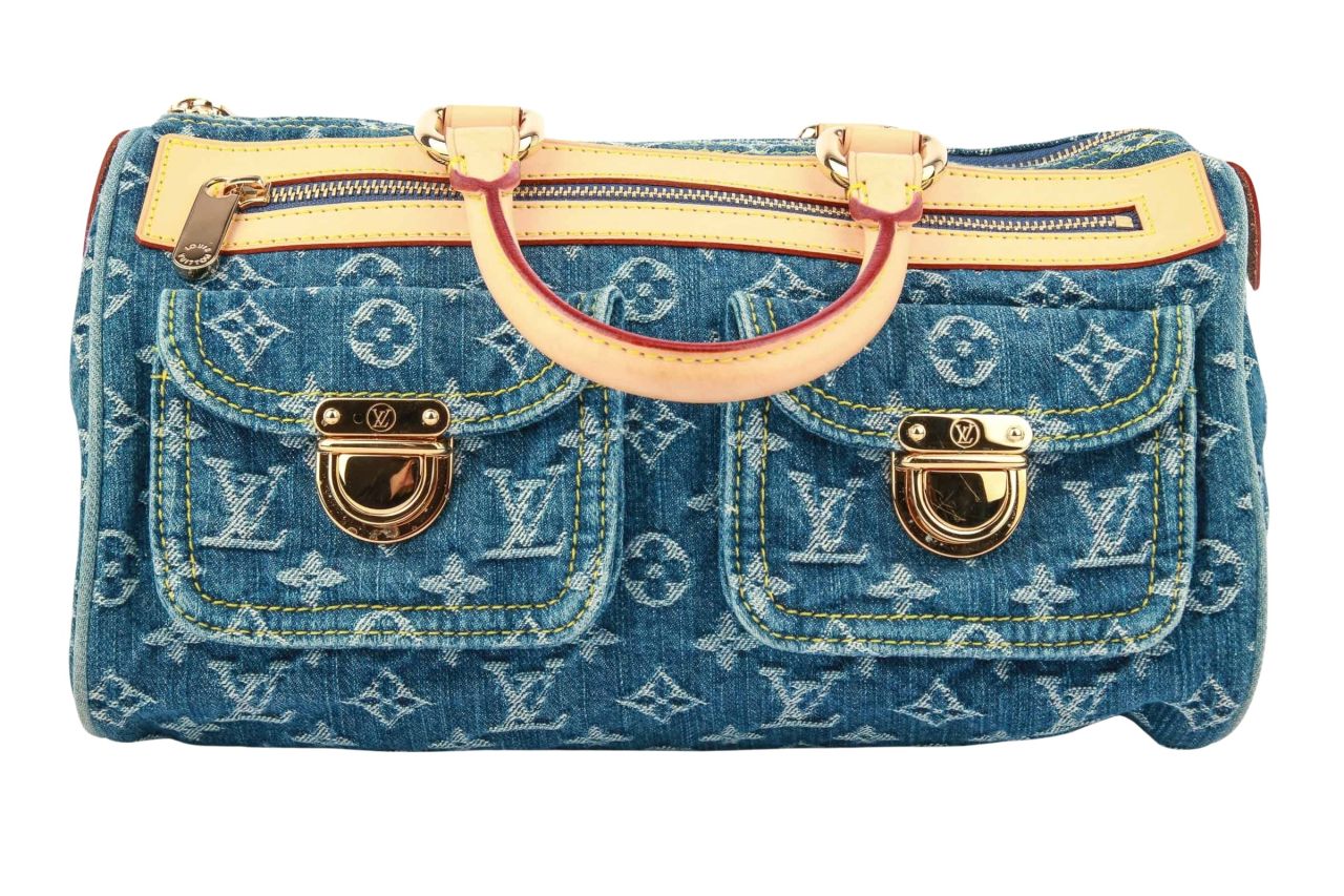 Louis Vuitton Neo Speedy Monogram Denim Blue