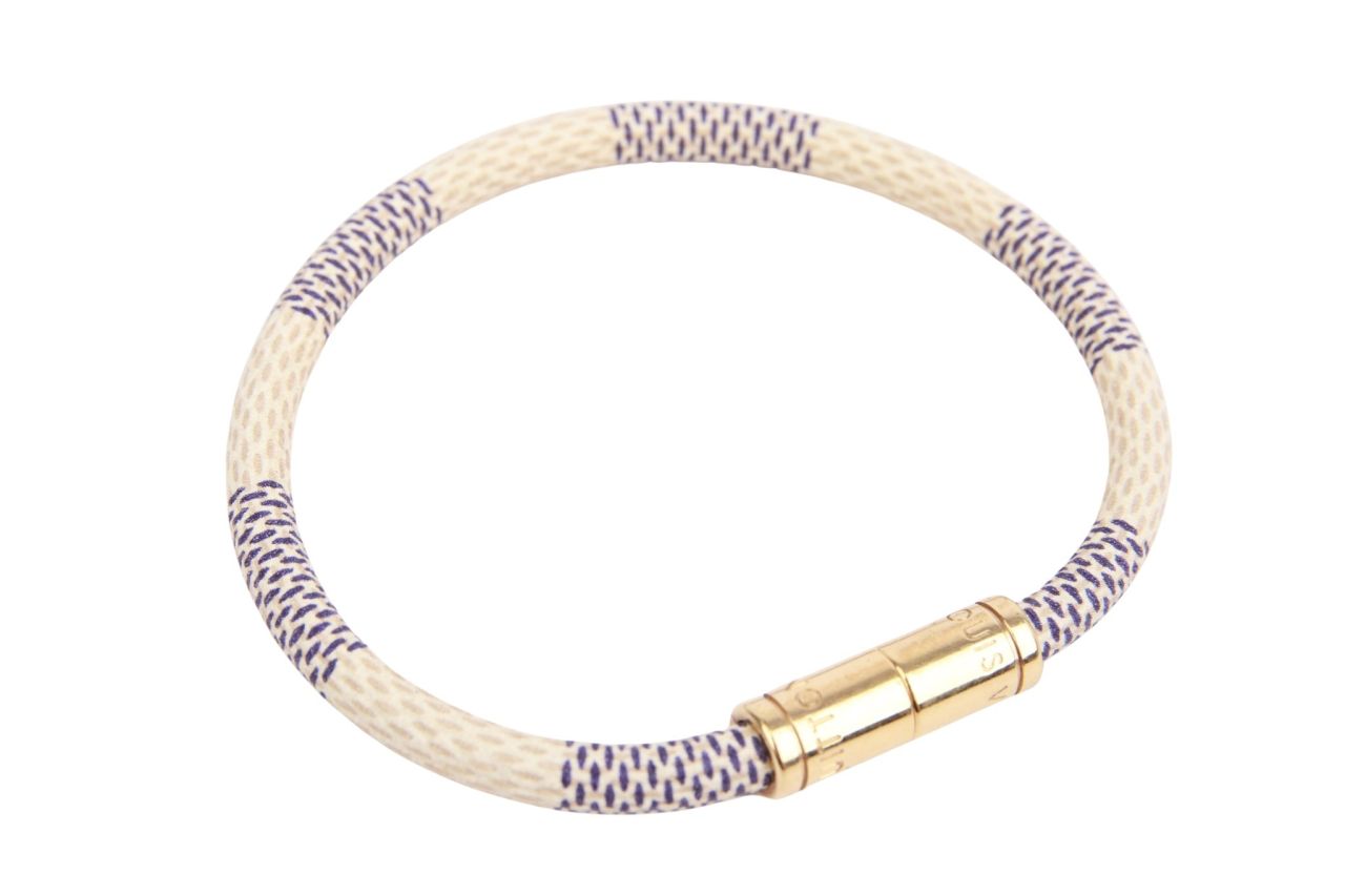 Louis Vuitton Keep It Armband Damier-Azur Canvas