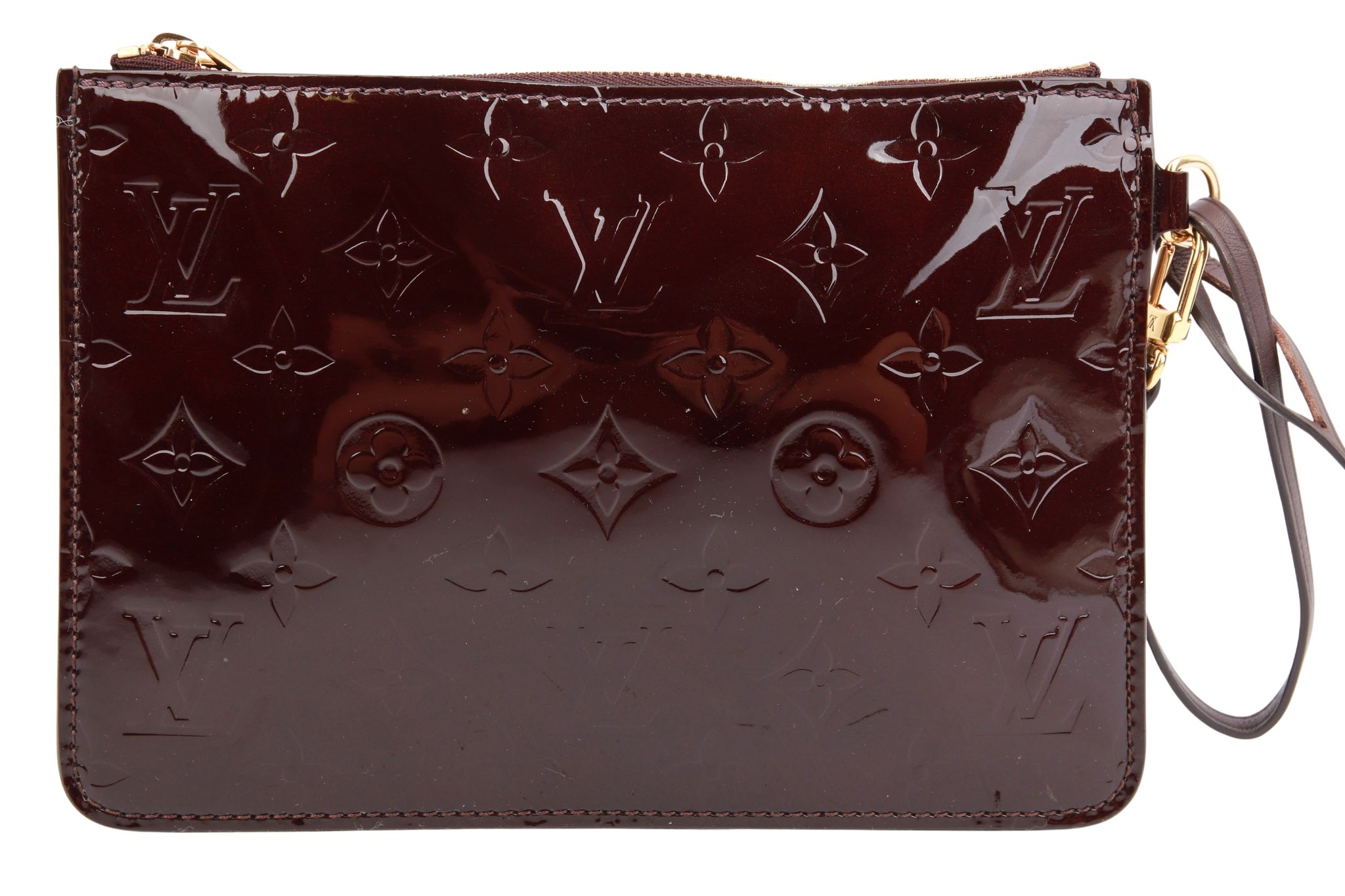 Louis Vuitton Pochette Monogram Vernis Amarante
