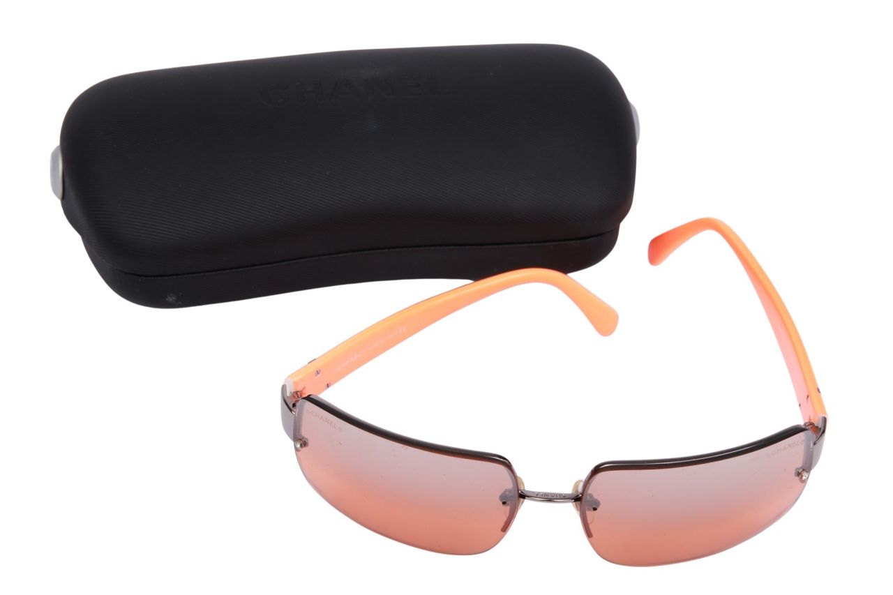 Chanel Sonnenbrille "4107-B" Orange