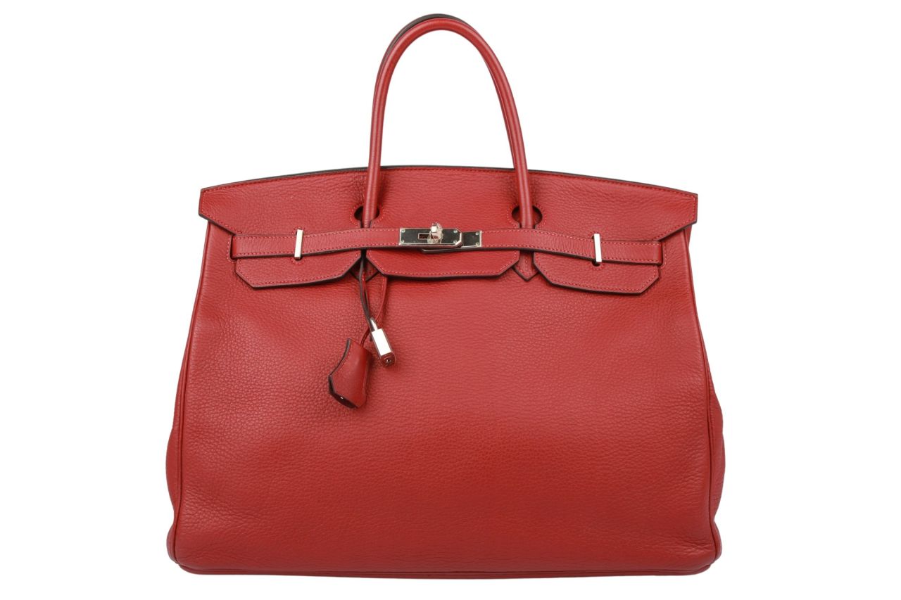 Hermès Birkin 40 Taurillon Clemence Rouge H