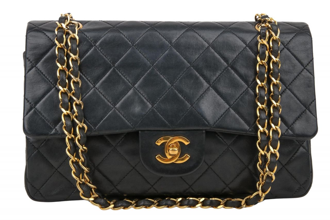Chanel Timeless Classic Double Flap Medium Schwarz