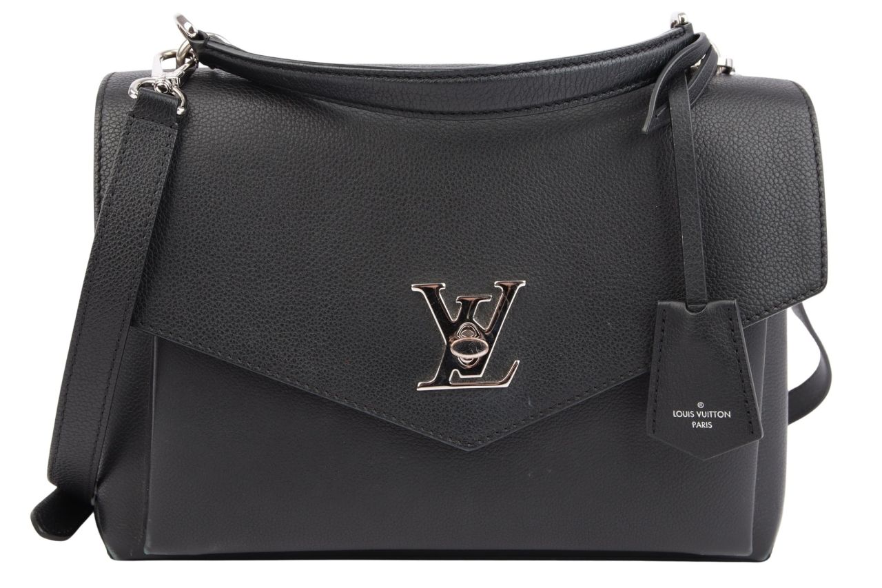 Louis Vuitton Mylockme Leder Schwarz
