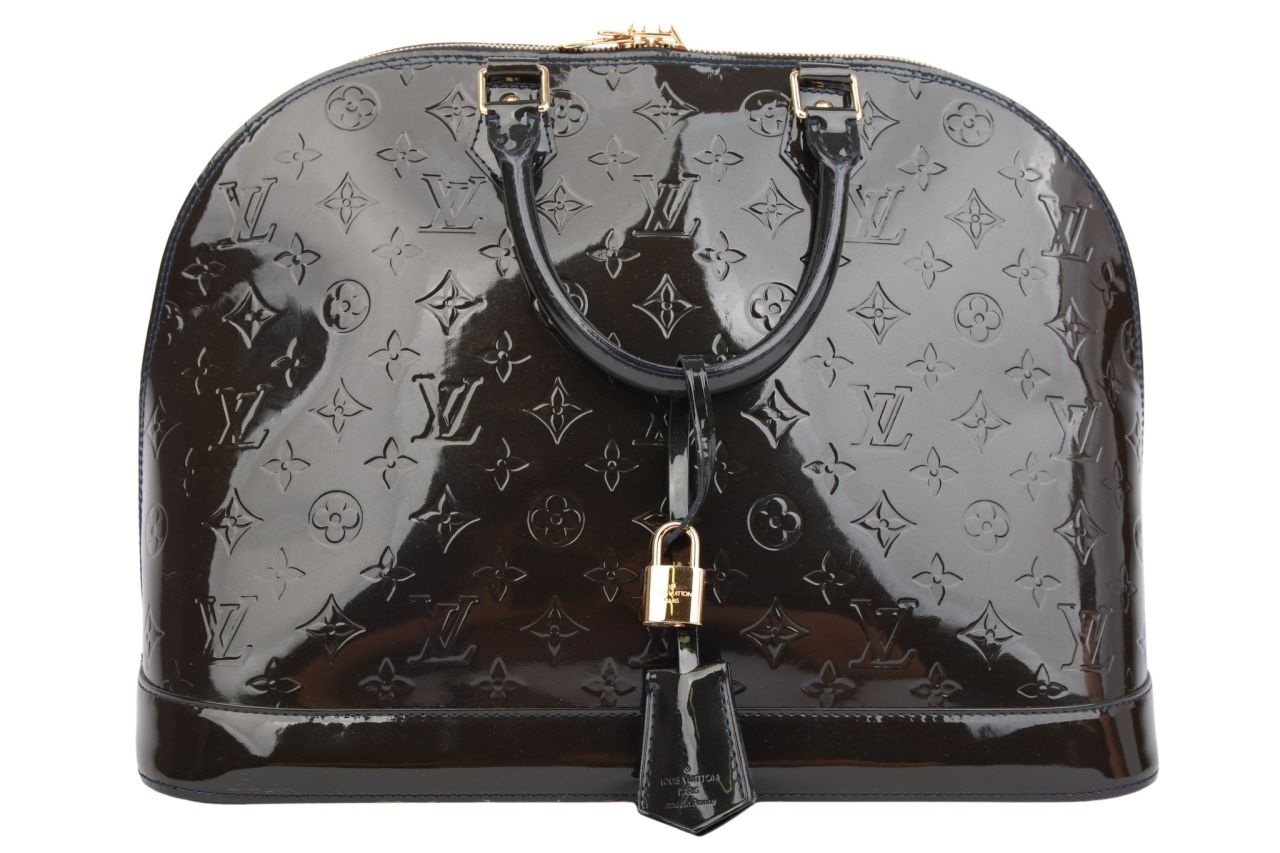 Louis Vuitton Alma GM Monogram Vernis Dunkelgrün
