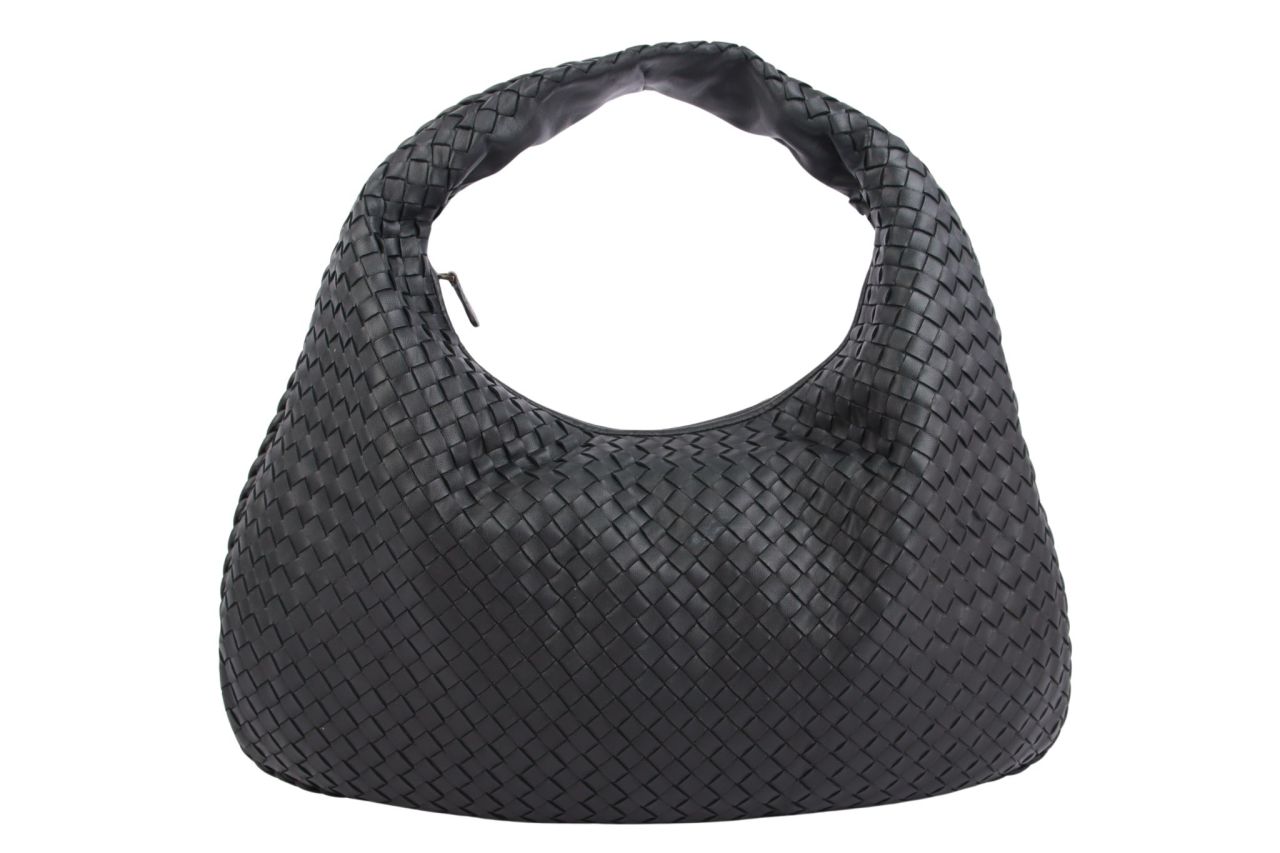 Bottega Veneta Intrecciato Schultertasche Leder Schwarz