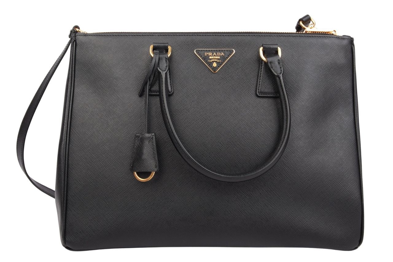 Prada Galleria Large Saffiano Schwarz