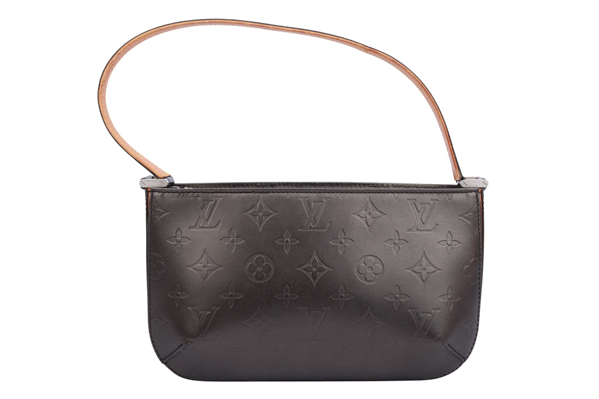 Louis Vuitton Fowler Vernis Mat Monogram Grau Metallic
