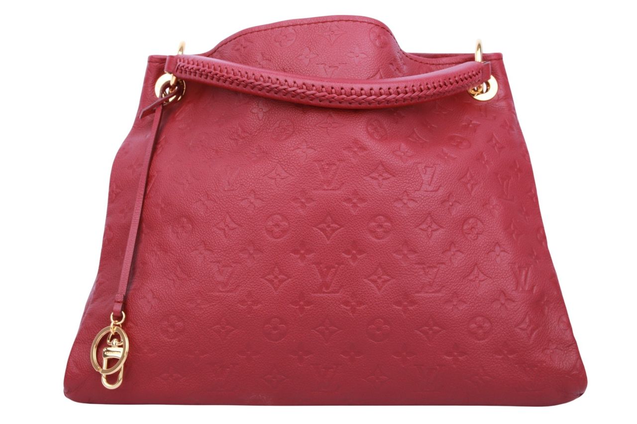 Louis Vuitton Artsy MM Monogram Empreinte Fuchsia