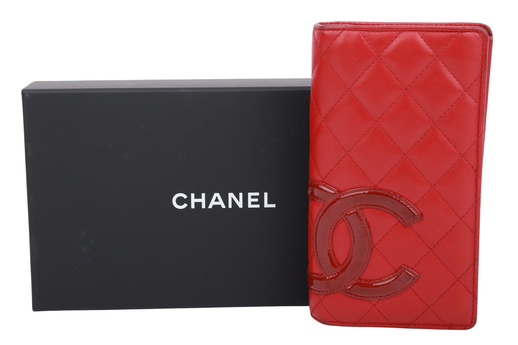 Chanel Portemonnaie CC Leder Rot