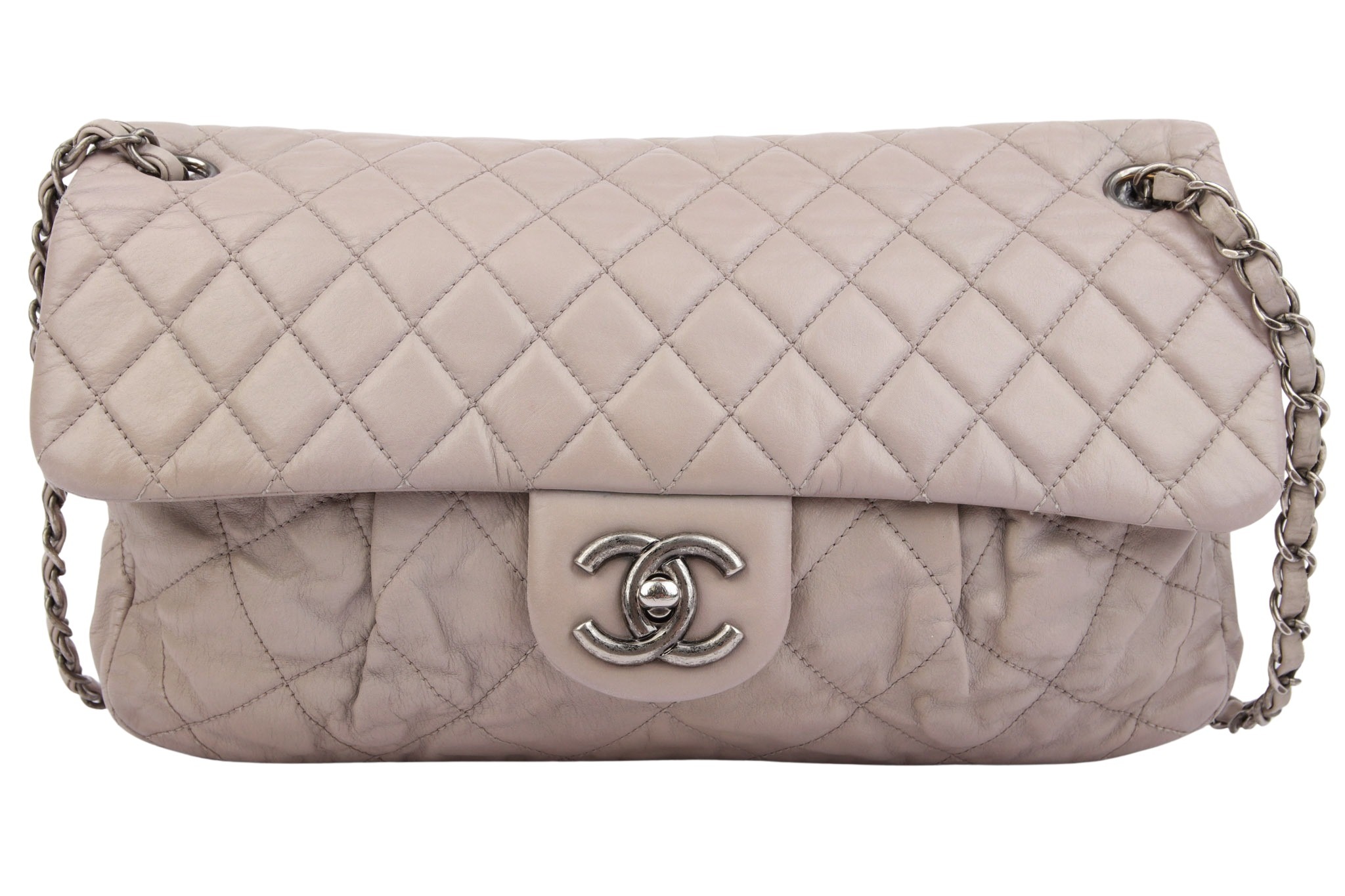 Chanel Chain Flap Bag Taupe
